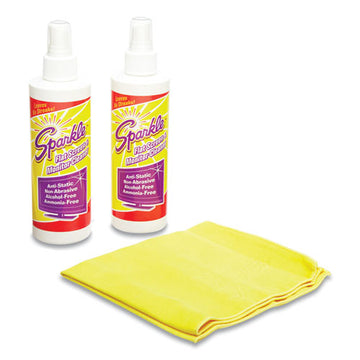 Sparkle Flat Screen And Monitor Cleaner, Pleasant Scent, 8 Oz Bottle, 2-pack, 6-carton freeshipping - TVN Wholesale